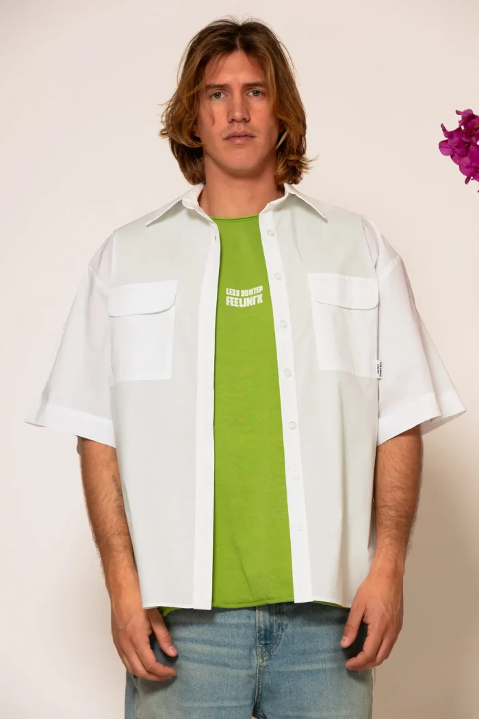Less Sonder Feeling Cotton Poplin Shirt with Pockets 2682008
