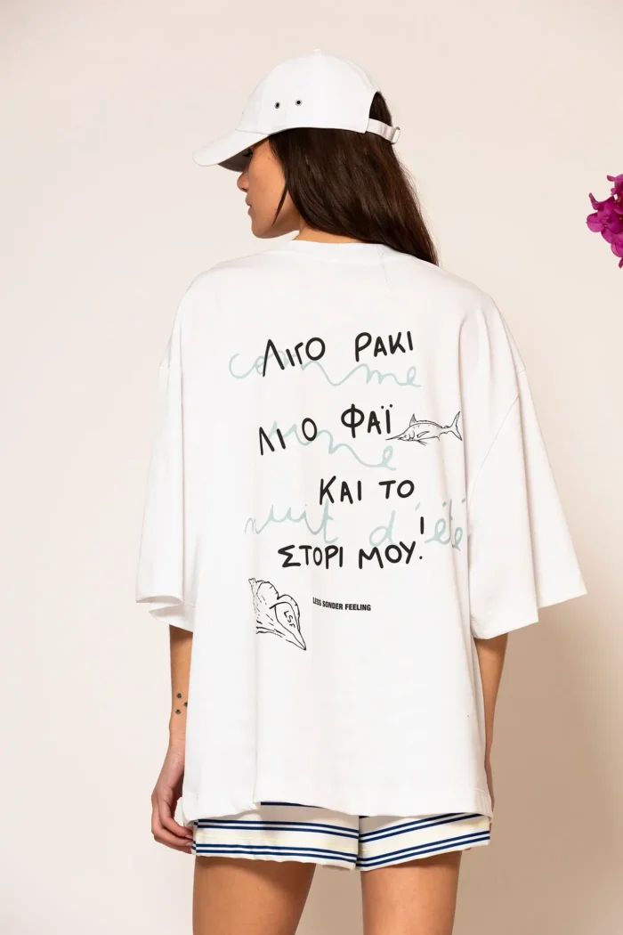 Oversized T-shirt with print